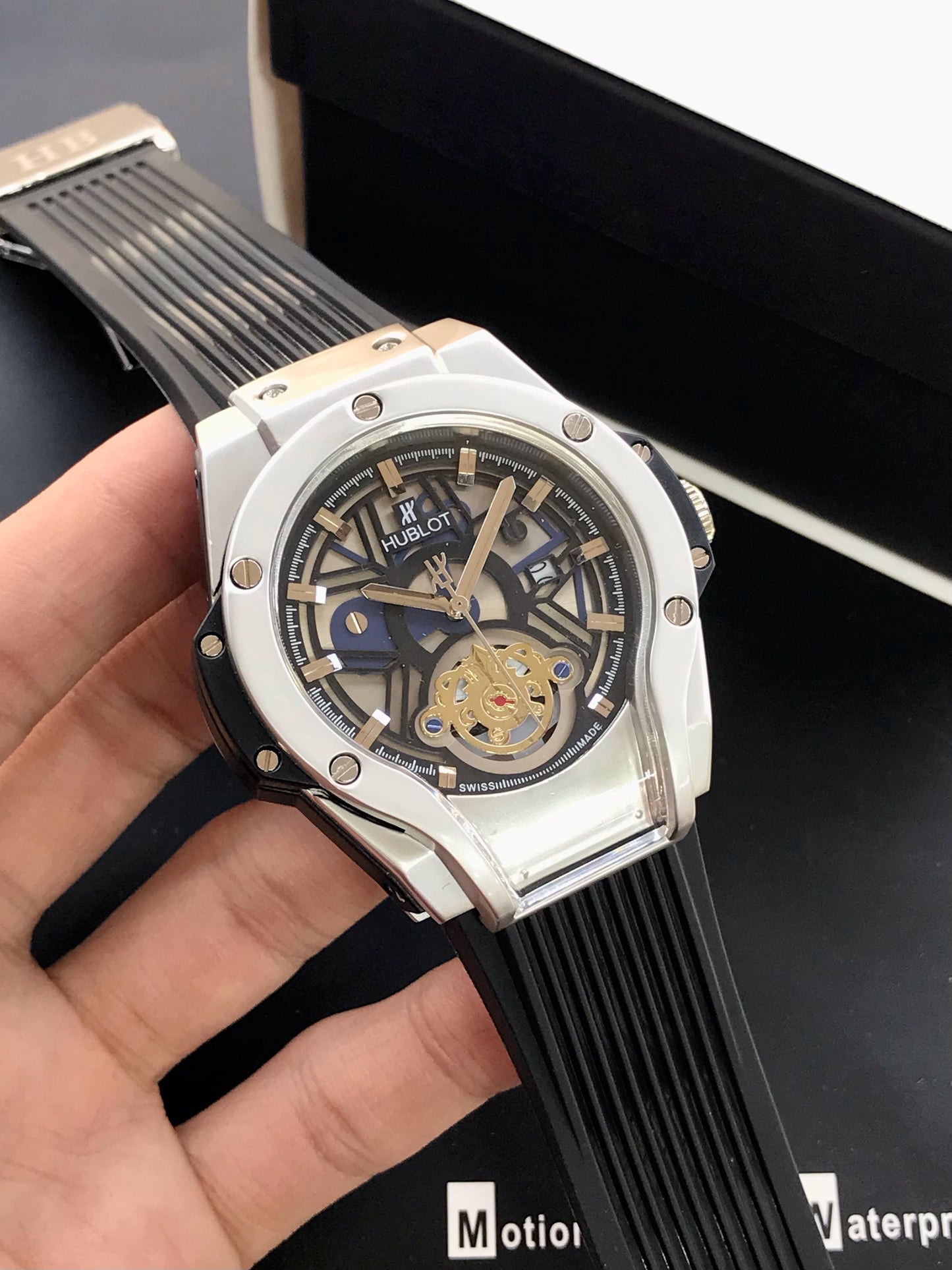 HUBLOT Tourbillion Black strap